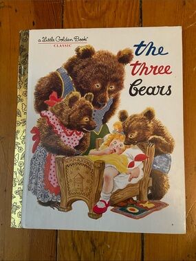 a Little Golden Book Classic The Three Bears (White) Goldilocks and the 3 Bears